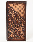 BAR H EQUINE Genuine Leather Rodeo - Bifold & Trifold Wallet For Men Women