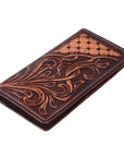 BAR H EQUINE Genuine Leather Rodeo - Bifold & Trifold Wallet For Men Women