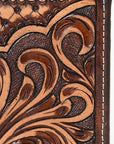 BAR H EQUINE Genuine Leather Rodeo - Bifold & Trifold Wallet For Men Women