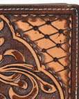 BAR H EQUINE Genuine Leather Rodeo - Bifold & Trifold Wallet For Men Women