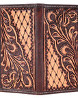 BAR H EQUINE Genuine Leather Rodeo - Bifold & Trifold Wallet For Men Women