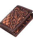 BAR H EQUINE Genuine Leather Rodeo - Bifold & Trifold Wallet For Men Women