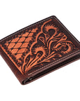 BAR H EQUINE Genuine Leather Rodeo - Bifold & Trifold Wallet For Men Women