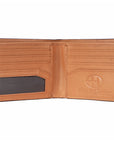 BAR H EQUINE Rodeo Floral Bifold & Trifold Wallet For Men Women HairOn Genuine Leather Tan