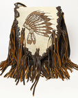 American Darling Crossbody Hair On Genuine Leather Western Women Bag Handbag Purse | for Cute