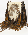 American Darling Crossbody Hair On Genuine Leather Western Women Bag Handbag Purse | for Cute