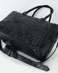 American Darling Duffel Hand Tooled Genuine Leather Women Bag Western Handbag Purse
