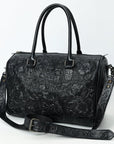American Darling Duffel Hand Tooled Genuine Leather Women Bag Western Handbag Purse