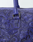 American Darling Duffel Hand Tooled Genuine Leather Women Bag Western Handbag Purse