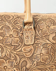 American Darling Duffel Hand Tooled Genuine Leather Women Bag Western Handbag Purse