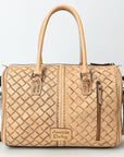 American Darling Duffel Hand Tooled Genuine Leather Women Bag Western Handbag Purse