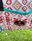 66 In - 84 In Hilason Horse Fly Sheet Uv Protect Mesh Bug Mosquito Summer White Aztec