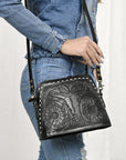 American Darling Hand Tooled Genuine Leather Women Bag Western Handbag Purse