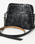 American Darling Hand Tooled Genuine Leather Women Bag Western Handbag Purse