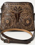 American Darling Hand Tooled Genuine Leather Women Bag Western Handbag Purse