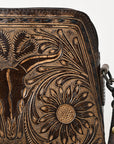 American Darling Hand Tooled Genuine Leather Women Bag Western Handbag Purse