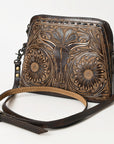 American Darling Hand Tooled Genuine Leather Women Bag Western Handbag Purse