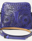 American Darling Hand Tooled Genuine Leather Women Bag Western Handbag Purse