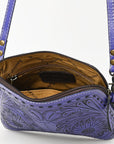 American Darling Hand Tooled Genuine Leather Women Bag Western Handbag Purse