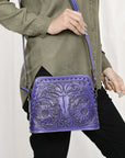 American Darling Hand Tooled Genuine Leather Women Bag Western Handbag Purse