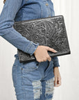 American Darling Hand Tooled Genuine Leather Women Bag Western Handbag Purse
