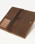 BAR H EQUINE Western Floral Rodeo Bifold Men Women Genuine American Leather Wallet