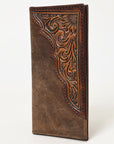 BAR H EQUINE Western Floral Rodeo Bifold Men Women Genuine American Leather Wallet