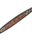Bar H Equine Horse Genuine Leather Floral Carved Tack Set Brown