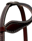 Bar H Equine Western Genuine Leather Horse Tack Set Dark Brown