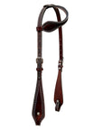 Bar H Equine Western Genuine Leather Horse Tack Set Dark Brown