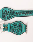 American Darling Floral Hand Tooled I watch Men Women Genuine Leather
