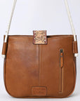 American Darling Adbg1485 Cross Body I Hand Tooled Hair-On Genuine Leather Women Bag Western Handbag Purse