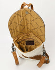 American Darling Adbg1486 Cross Body I Hand Tooled Hair-On Genuine Leather Women Bag Western Handbag Purse
