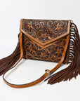 American Darling Envelope Hand Tooled Genuine Leather Women Bag Western Handbag Purse | for Cute