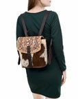 American Darling Backpack Hand Tooled Hair-on Genuine Leather women bag western handbag purse