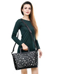 American Darling Hand Tooled Genuine Leather women bag western handbag purse