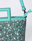 American Darling Hand Tooled Genuine Leather women bag western handbag purse