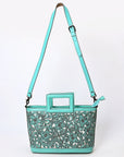 American Darling Hand Tooled Genuine Leather women bag western handbag purse