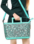 American Darling Hand Tooled Genuine Leather women bag western handbag purse