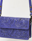 American Darling Small Crossbody Hand Tooled Genuine Leather Women Bag Western Handbag Purse
