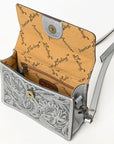 American Darling Small Crossbody Hand Tooled Genuine Leather Women Bag Western Handbag Purse
