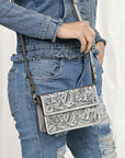American Darling Small Crossbody Hand Tooled Genuine Leather Women Bag Western Handbag Purse