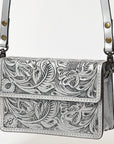 American Darling Small Crossbody Hand Tooled Genuine Leather Women Bag Western Handbag Purse