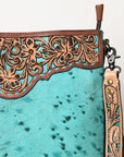 American Darling Adbg1493 Cross Body I Hand Tooled Hair-On Genuine Leather Women Bag Western Handbag Purse