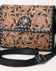 American Darling Adbg1494 Small Crossbody Hand Tooled Genuine Leather Women Bag Western Handbag Purse