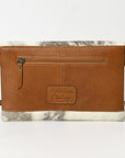 American Darling Adbg1497 Envelope Hand Tooled Hair-On Genuine Leather Women Bag Western Handbag Purse