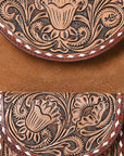 American Darling Adbg1498 Backpack Hand Tooled Genuine Leather Women Bag Western Handbag Purse