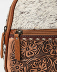 American Darling Backpack Hand Tooled Hair On Genuine Leather Women Bag Western Handbag Purse
