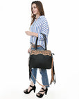 American Darling Tote Hand Tooled Genuine Leather Women Bag Western Handbag Purse