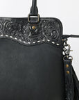 American Darling Adbg1501 Tote Hand Tooled Genuine Leather Women Bag Western Handbag Purse